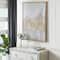 CosmoLiving by Cosmopolitan Gold Glam Abstract Canvas Wall Art
